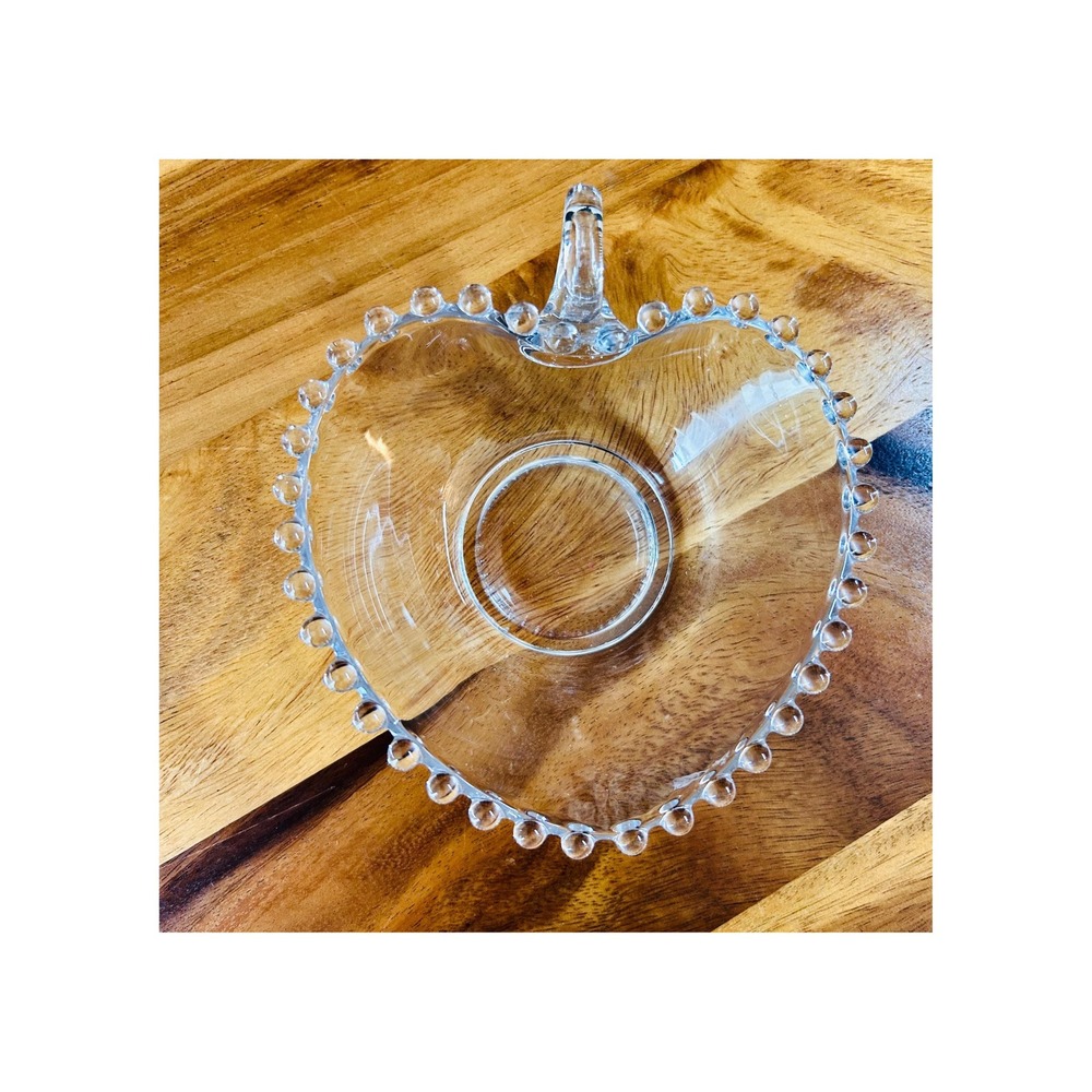 Imperial Glass Candlewick Heart-Shaped Dish